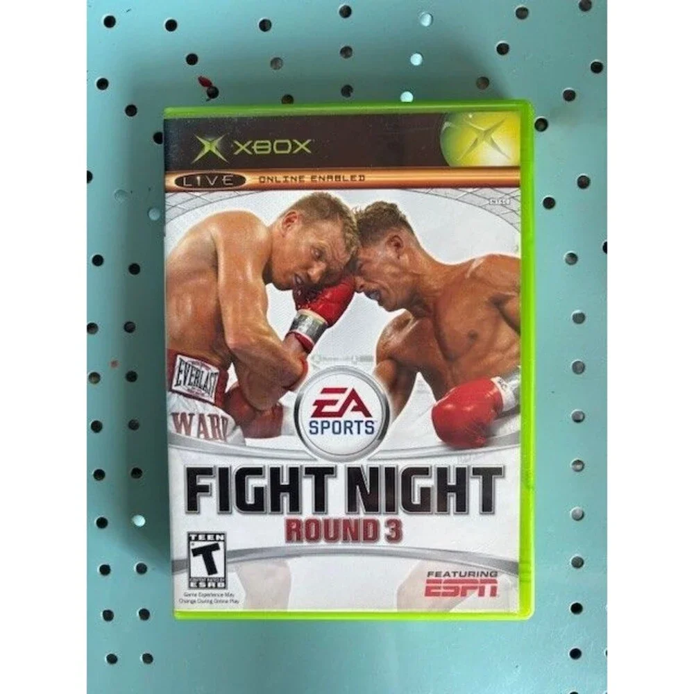 Fight Night Round 3 Xbox 2006 EA Sports Boxing Game Original Case & Disc Tested